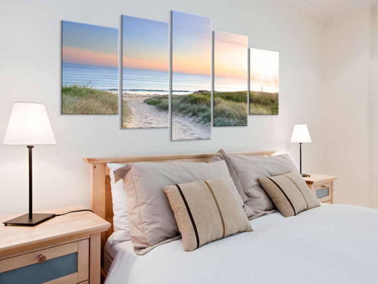 Canvas Art Print Baltic Sea in the morning 49943 additionalImage 3