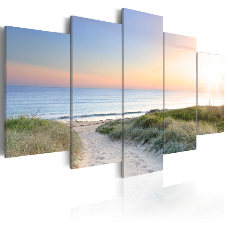 Canvas Art Print Baltic Sea in the morning 49943 additionalImage 2