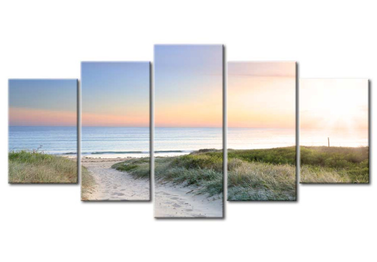 Canvas Art Print Baltic Sea in the morning 49943