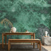 Photo Wallpaper Green motif - background with numerous ornaments and grey scratch effect 88743 additionalThumb 6