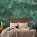 Photo Wallpaper Green motif - background with numerous ornaments and grey scratch effect 88743 additionalThumb 2
