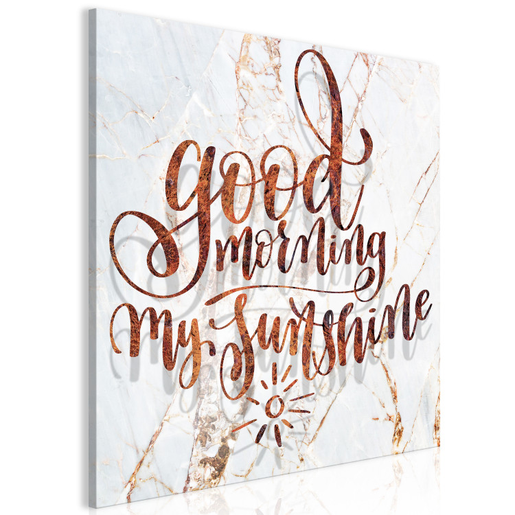 Canvas A good start to the day - graphics with the words Good morning ... 114253 additionalImage 2