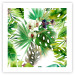 Wall Poster Tropical shadow (square) - botanical composition with green leaves 114353 additionalThumb 25