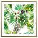 Wall Poster Tropical shadow (square) - botanical composition with green leaves 114353 additionalThumb 16