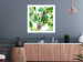 Wall Poster Tropical shadow (square) - botanical composition with green leaves 114353 additionalThumb 3