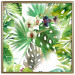 Wall Poster Tropical shadow (square) - botanical composition with green leaves 114353 additionalThumb 20