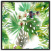 Wall Poster Tropical shadow (square) - botanical composition with green leaves 114353 additionalThumb 24