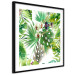 Wall Poster Tropical shadow (square) - botanical composition with green leaves 114353 additionalThumb 6