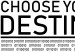 Wall Poster Choose your destiny - black and white composition with English text 117553 additionalThumb 8