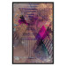Poster Honey Abstraction - colorful geometric composition with a hint of pink 118253 additionalThumb 24