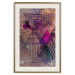 Poster Honey Abstraction - colorful geometric composition with a hint of pink 118253 additionalThumb 19