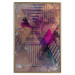 Poster Honey Abstraction - colorful geometric composition with a hint of pink 118253 additionalThumb 20