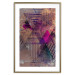 Poster Honey Abstraction - colorful geometric composition with a hint of pink 118253 additionalThumb 16
