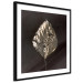 Poster Twilight of Summer - abstraction with a golden leaf on a background of deep black 118753 additionalThumb 13