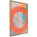 Poster Orange Chocolate - colorful composition with abstract figures 126653 additionalThumb 14