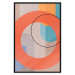Poster Orange Chocolate - colorful composition with abstract figures 126653 additionalThumb 18