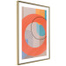 Poster Orange Chocolate - colorful composition with abstract figures 126653 additionalThumb 7