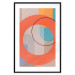 Poster Orange Chocolate - colorful composition with abstract figures 126653 additionalThumb 15