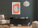 Poster Orange Chocolate - colorful composition with abstract figures 126653 additionalThumb 23