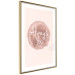 Poster Always You - English inscription on watercolor pink background 127853 additionalThumb 9