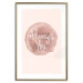 Poster Always You - English inscription on watercolor pink background 127853 additionalThumb 16