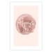Poster Always You - English inscription on watercolor pink background 127853 additionalThumb 25