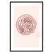 Poster Always You - English inscription on watercolor pink background 127853 additionalThumb 15