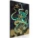 Canvas Art Print Marble Octopus (1-part) vertical - abstract animal 128053 additionalThumb 2