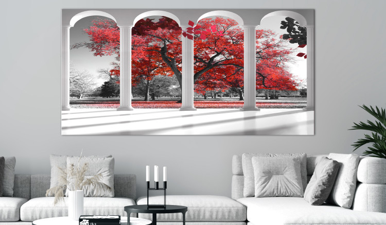 Large canvas print Red Maple II [Large Format] 128753 additionalImage 6