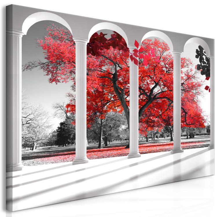 Large canvas print Red Maple II [Large Format] 128753 additionalImage 3