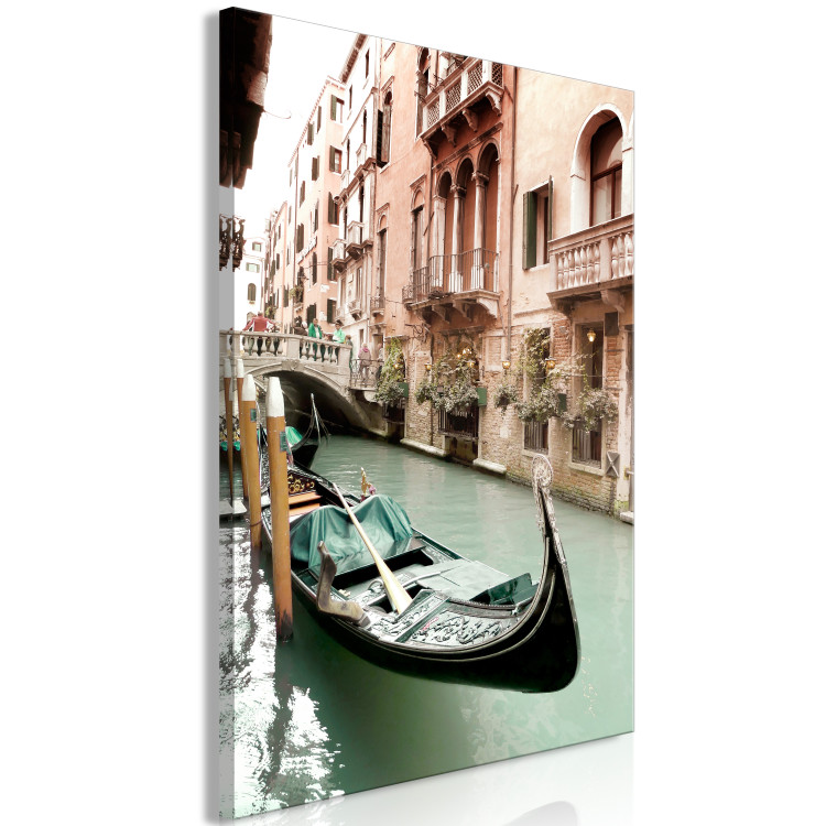 Canvas Venetian Memory (1-part) vertical - architecture of city streets 129453 additionalImage 2