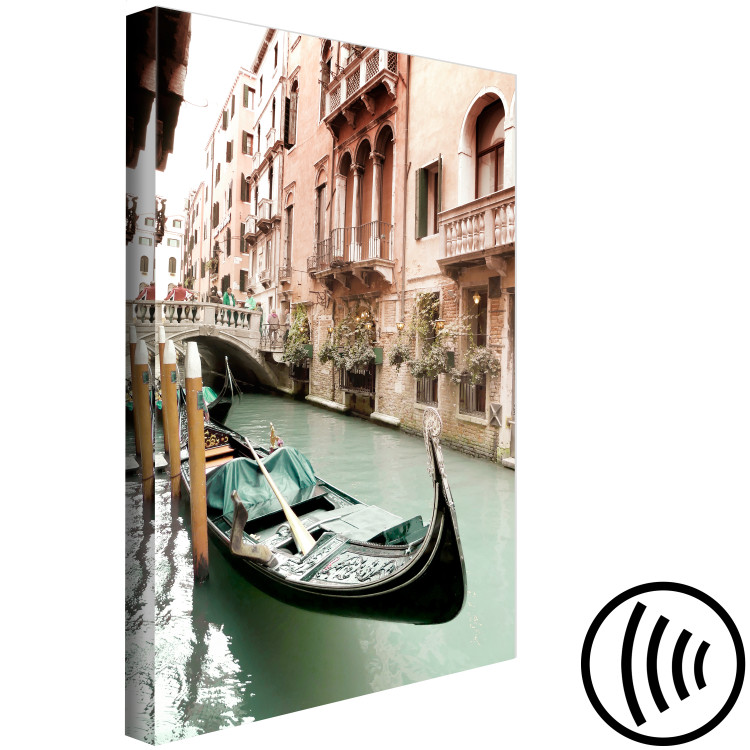 Canvas Venetian Memory (1-part) vertical - architecture of city streets 129453 additionalImage 6