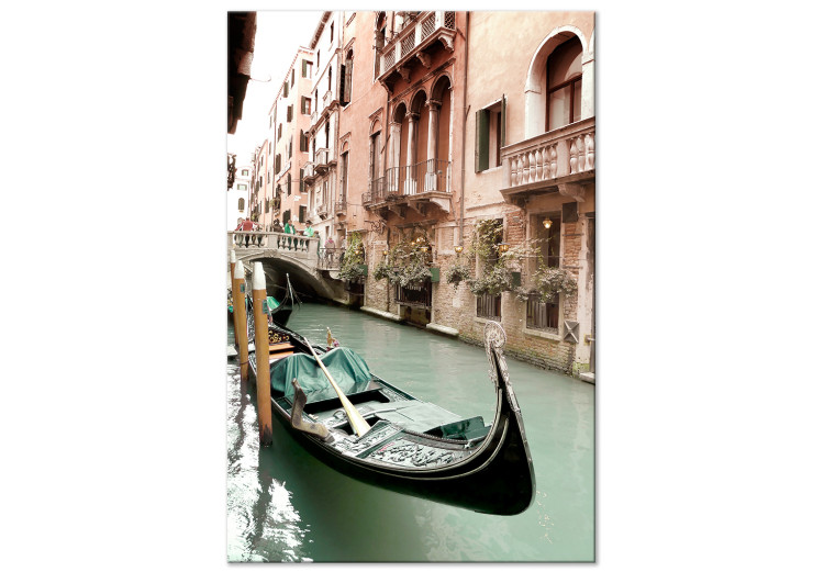 Canvas Venetian Memory (1-part) vertical - architecture of city streets 129453