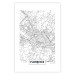 Poster Map of Florence - black topographic map on a white background with labels 130453 additionalThumb 25