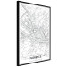 Poster Map of Florence - black topographic map on a white background with labels 130453 additionalThumb 11