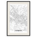 Poster Map of Florence - black topographic map on a white background with labels 130453 additionalThumb 19