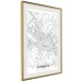 Poster Map of Florence - black topographic map on a white background with labels 130453 additionalThumb 3
