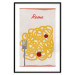 Wall Poster Roman Delicacies - texts and food in the form of pasta with tomato 131953 additionalThumb 17