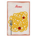 Wall Poster Roman Delicacies - texts and food in the form of pasta with tomato 131953