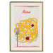 Wall Poster Roman Delicacies - texts and food in the form of pasta with tomato 131953 additionalThumb 20