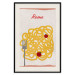 Wall Poster Roman Delicacies - texts and food in the form of pasta with tomato 131953 additionalThumb 19