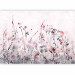 Wall Mural Watercolour meadow - delicate plants in shades of pink on a light background 134453 additionalThumb 5