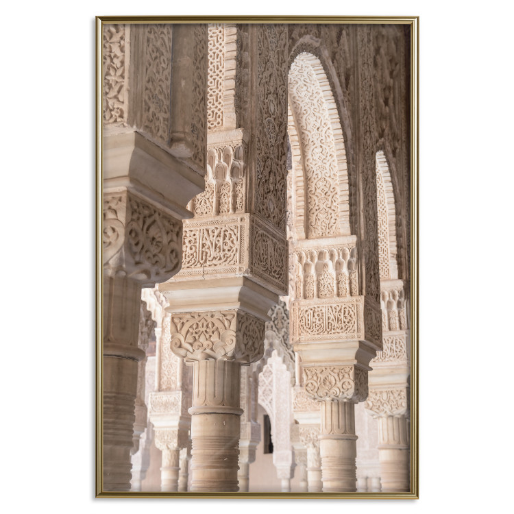 Poster Lacy Columns - architectural columns with patterned ornaments 134753 additionalImage 17