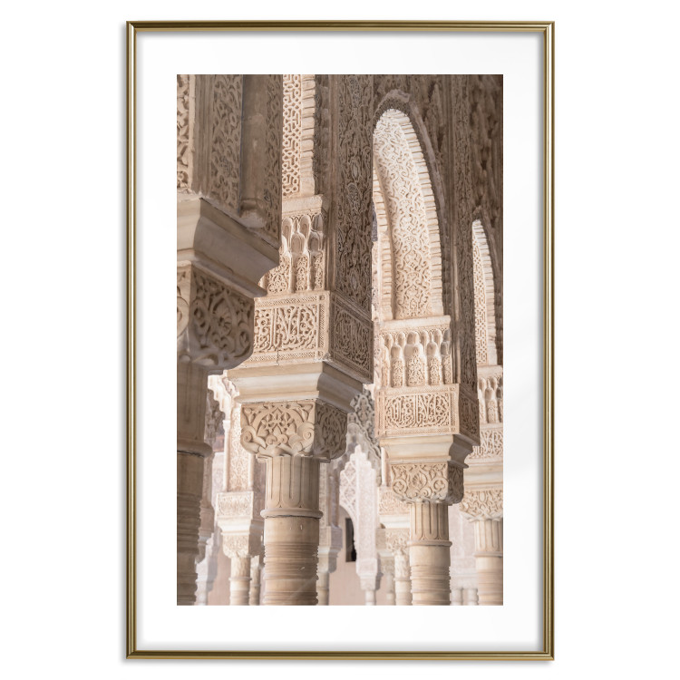 Poster Lacy Columns - architectural columns with patterned ornaments 134753 additionalImage 14