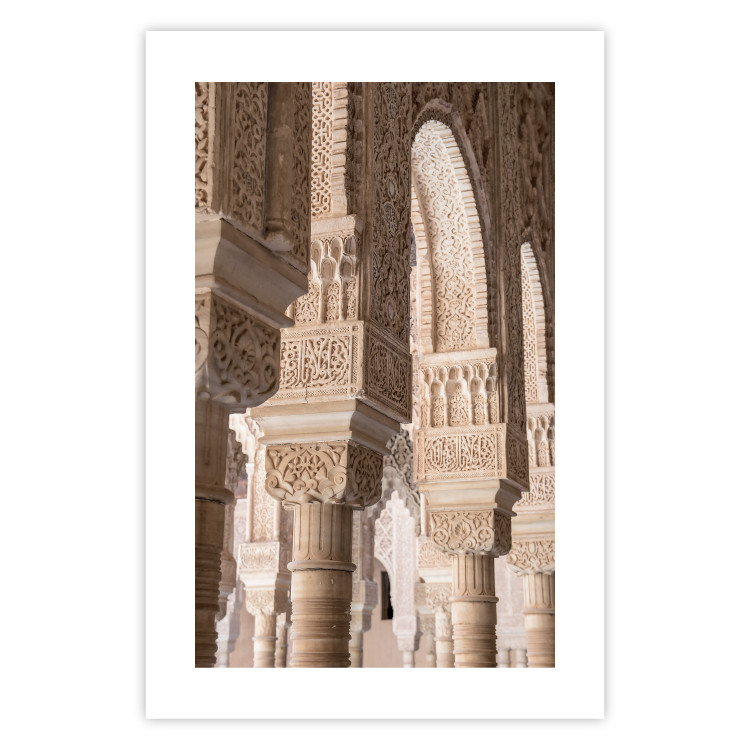 Poster Lacy Columns - architectural columns with patterned ornaments 134753 additionalImage 19