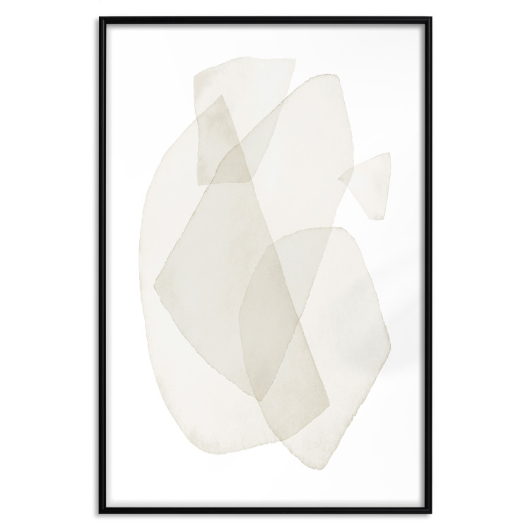 Poster Fragile Moments - a minimalist abstraction in round shapes on white 136053 additionalImage 5