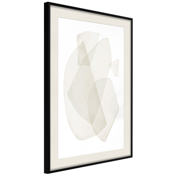 Poster Fragile Moments - a minimalist abstraction in round shapes on white 136053 additionalImage 19