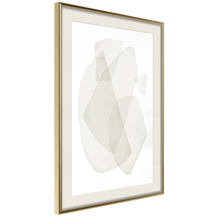 Poster Fragile Moments - a minimalist abstraction in round shapes on white 136053 additionalImage 18