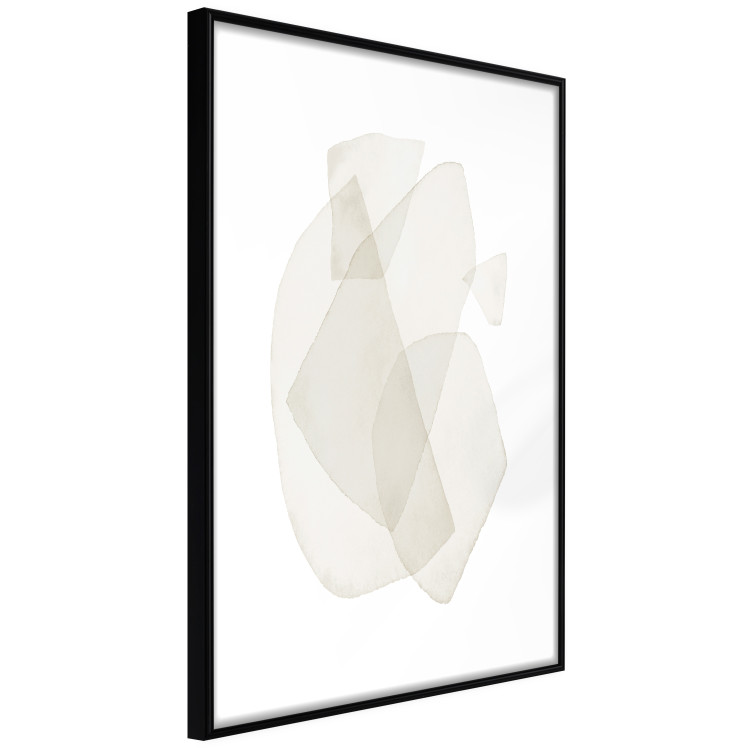 Poster Fragile Moments - a minimalist abstraction in round shapes on white 136053 additionalImage 14