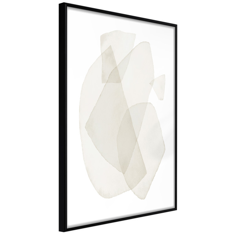 Poster Fragile Moments - a minimalist abstraction in round shapes on white 136053 additionalImage 23